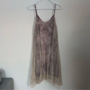 Mystree Lavender Lace Midi Dress